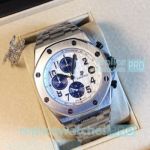 Best Quality Copy Audemars Piguet Royal Oak Offshore White Dial SS Watch